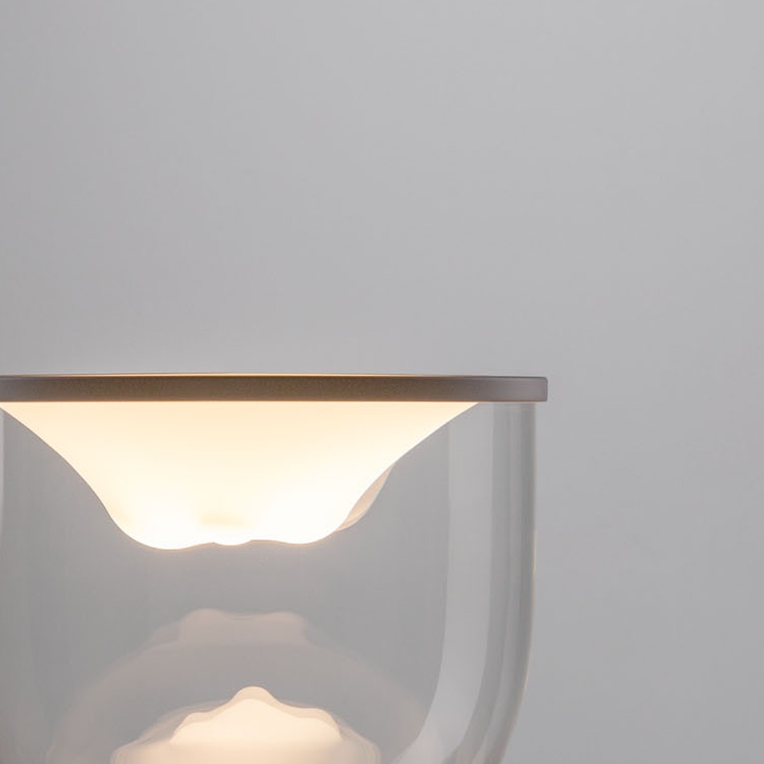 The Lycra membrane deformed by the spheres, lit at full weight